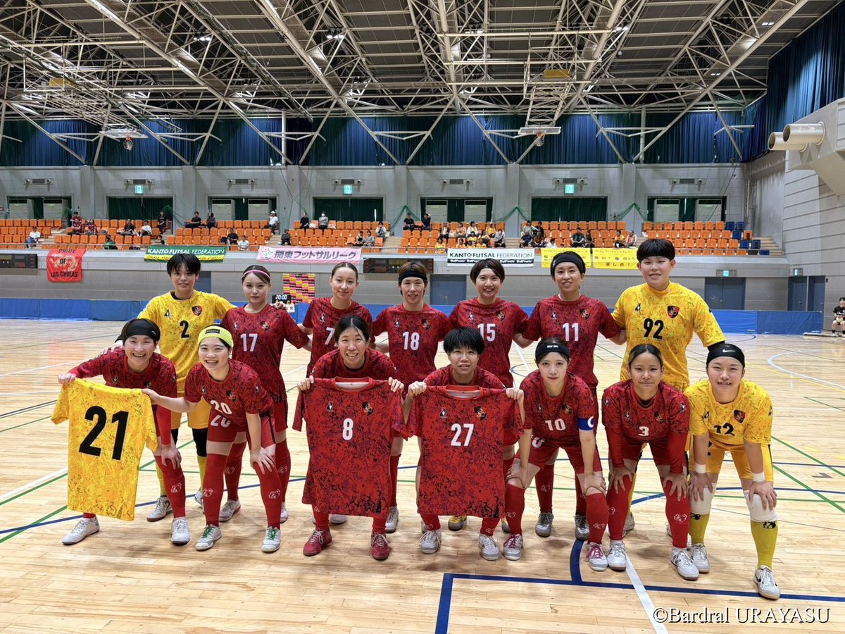 bardral_urayasu's tweet photo. 🔴ラス・チュラス 試合後コメント⚫️

第17回関東女子フットサルリーグ2026 第9節 ファイルフォックス八王子レディース戦後の、碓井孝一郎ラス・チュラス監督、FP20 小林杏佳選手のコメントを掲載しました。ぜひご覧ください！

🔗 https://t.co/O6wSOAy4lh

#bardral
#LasChulas https://t.co/VGrPmmYa8p