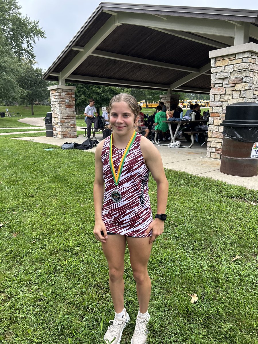 AntiochXC's tweet photo. Freshman Molly Glowacki makes her Sequoit debut taking 6th at the Crystal Lake Rich Eschman Invite in a tough 5K race! Way to go Molly!! https://t.co/2rXgxJzZeM