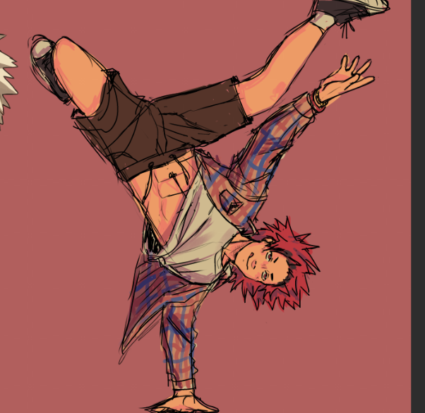 len_mush's tweet photo. All so I don't have to keep copying stickers. I love their outfits, I'll definitely keep drawing them in the coming days. Look at Kirishima's trick! #kirishima https://t.co/xZzuMcNvwt
