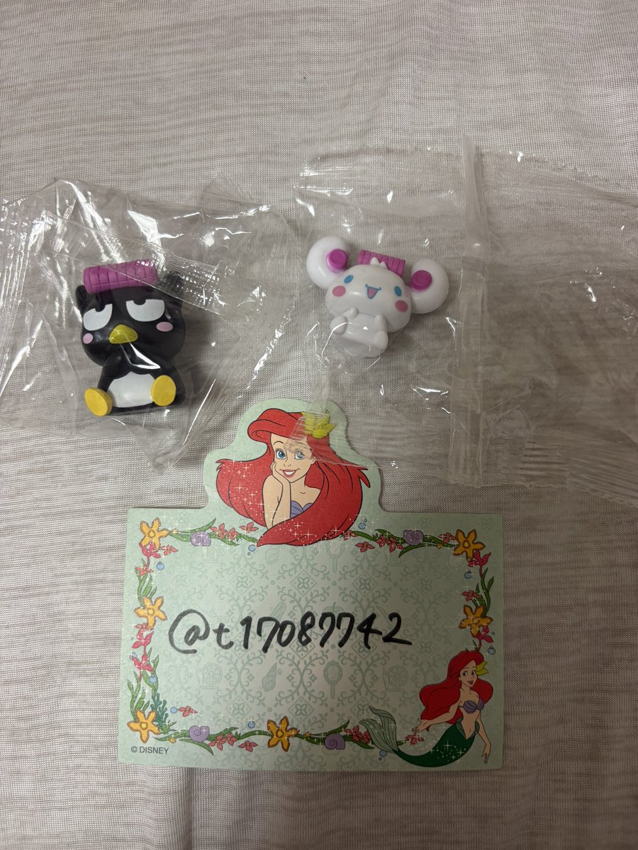 t17087742's tweet photo. くるくるカーラーフィギュア
サンリオ交換

【譲】シナモロール 、バッドばつ丸

【求】ハンギョドン

郵送希望です📮
お気軽にお問い合わせください！ https://t.co/vs7mb8uRel