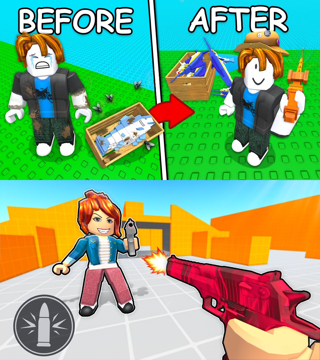 c4sgfx's tweet photo. Recent High CTR/PTR to stop the scroll and earn the click. 🔥
Which one are you clicking first? 👀📈

Want better CTR/QPTR for your Roblox game?
👉 Discord: c4sgfxalt

Likes &amp; RTs are highly appreciated! ❤️

#Roblox #RobloxDev #RobloxGFX #RobloxArt https://t.co/968LS005q3