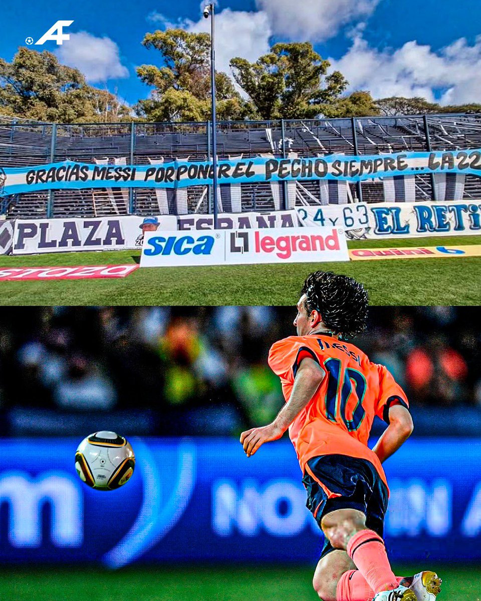 AtaqueFutbolero's tweet photo. “GRACIAS MESSI POR PONER EL PECHO SIEMPRE”.

La bandera de GIMNASIA para Lionel, recordando aquel gol vs Estudiantes en el Mundial de Clubes. 😅🇦🇷 https://t.co/sAX8tcMxjT