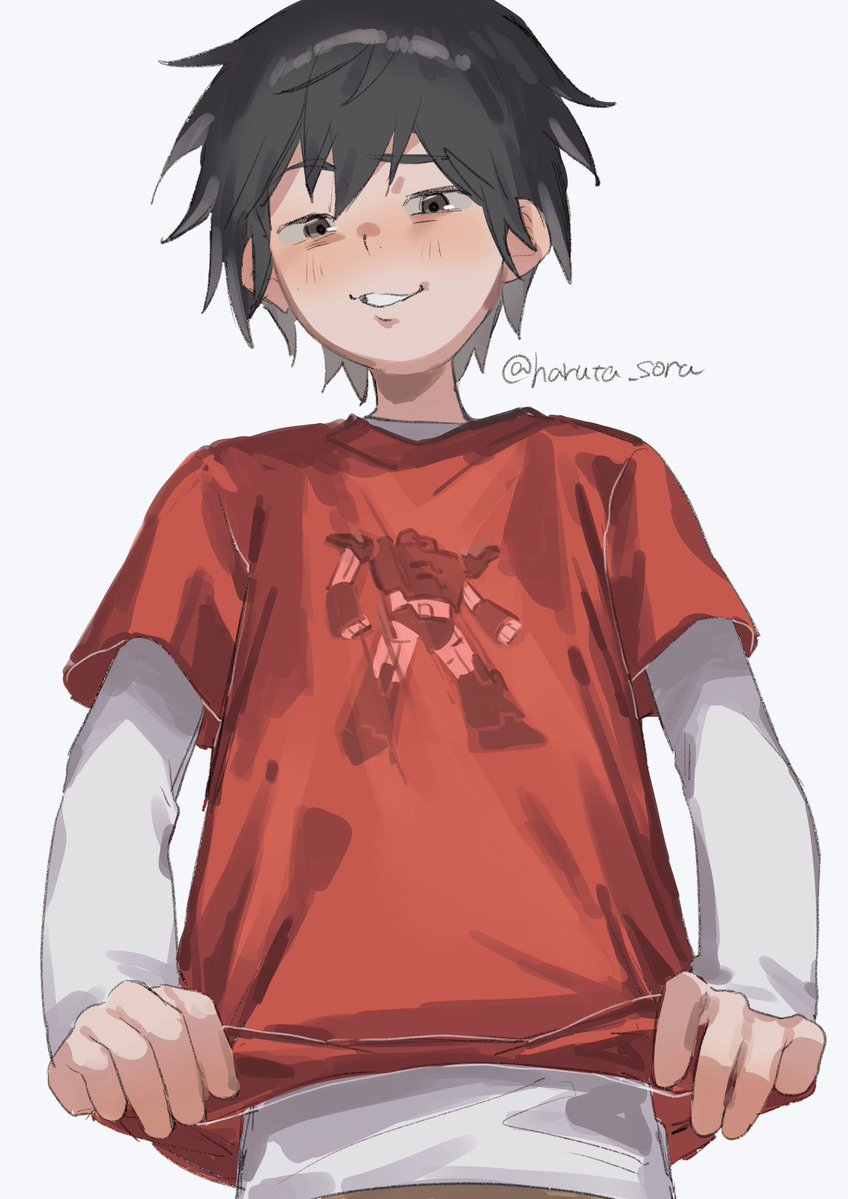 haruta_sora's tweet photo. ロボTシャツ https://t.co/xkTaM8C5aU