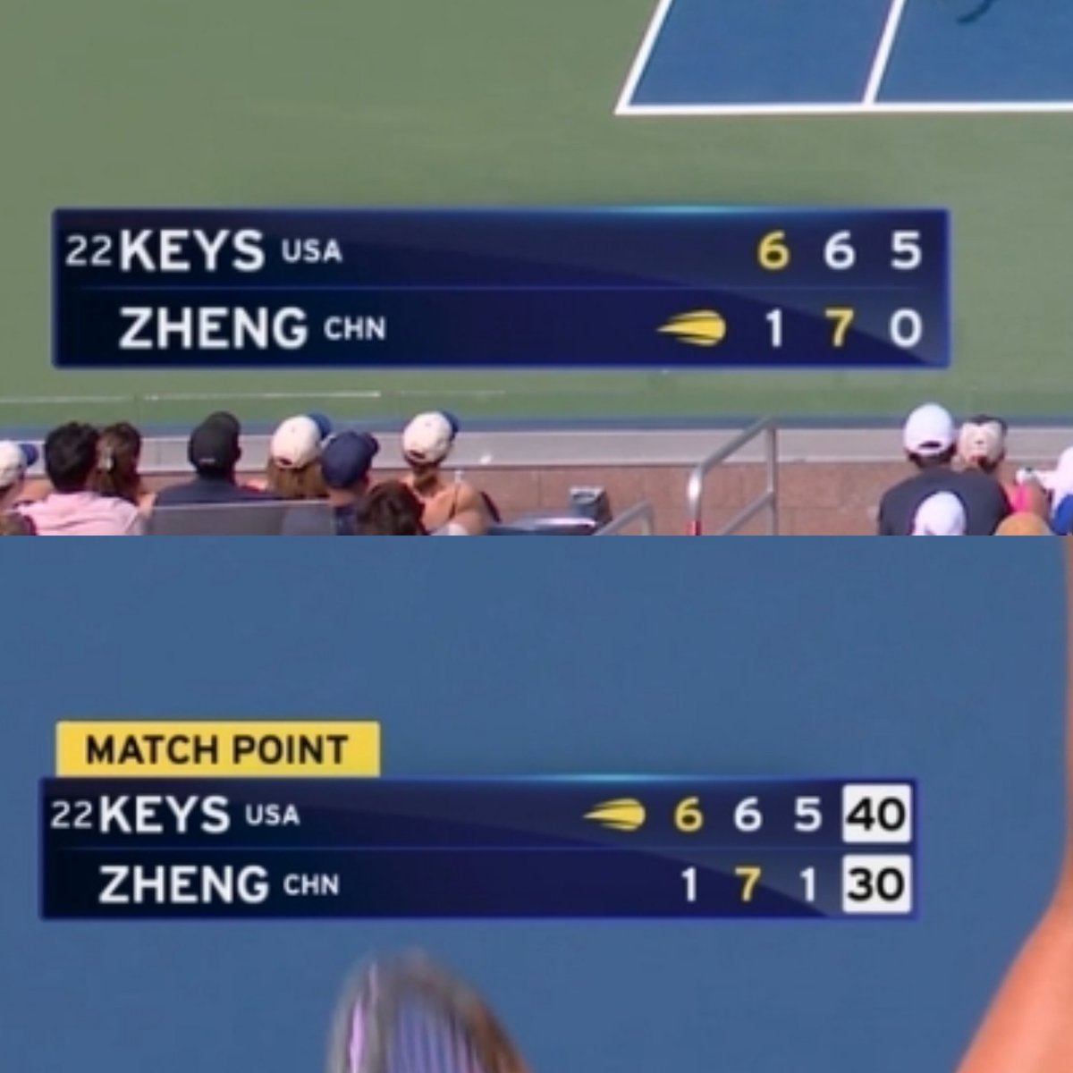 TheTennisLetter's tweet photo. QINWEN ZHENG WON THIS MATCH

ONE OF THE GREATEST COMEBACKS IN US OPEN HISTORY.

😱😱😱😱😱😱😱😱😱😱😱😱😱 https://t.co/YERyo17vyo