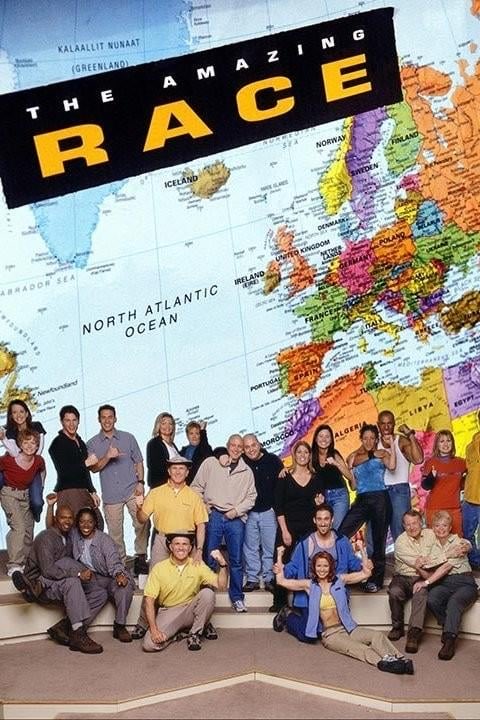 25YearsAgoLive's tweet photo. A new travel-themed reality competition show, The Amazing Race, premieres on CBS. New Zealander Phil Keoghan hosts. 

12 teams of two contestants will race around the world, and the finish line was meant to be the top of the World Trade Center, but they couldn’t get the permits - so it will be at a surprise location.