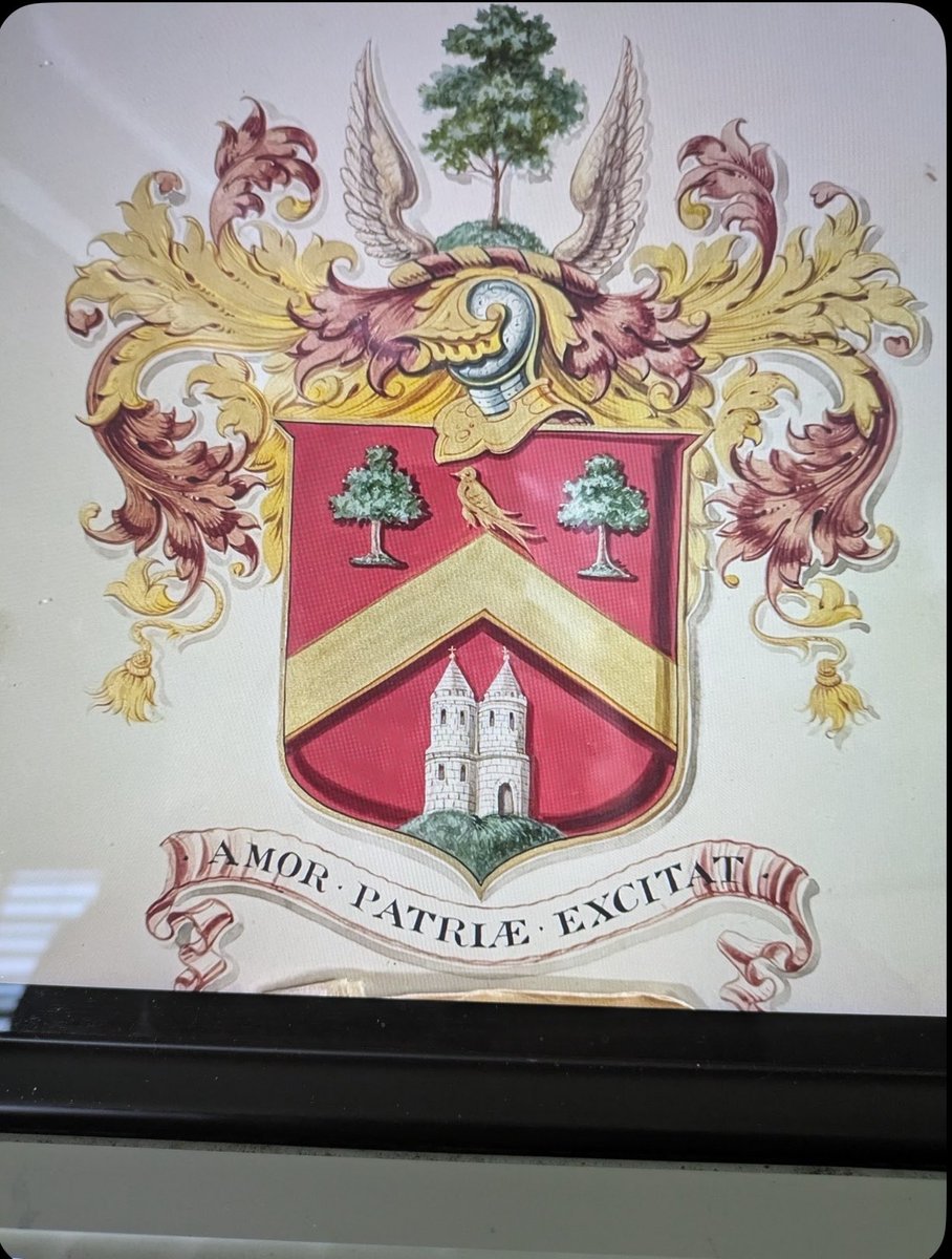 Venusazzaboy's tweet photo. This is my family crest. Take a good look, go ahead and read the article attached. It’s hanging up at the Nova Scotia Museum. #GreatScott #Frogmore #KingGeorge111 https://t.co/6NPP2OTzje