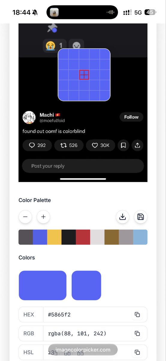 morganj_cy's tweet photo. @moefulfoid @Isleeptoomuc i mean it half is. it’s described as “not quite blue, not quite purple” https://t.co/Nar96N8wxP