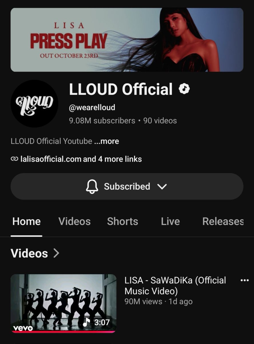niyashaaaa010's tweet photo. 90 million in one day? That's crazy

#LISA_SaWaDiKa https://t.co/EQ9B9gJ3EA