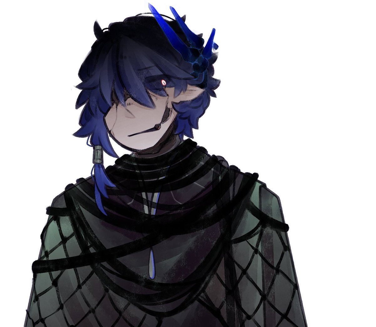 RIVERB0UND's tweet photo. "Shadow. . .No. Pay no mind to it."

Just as motioned, the god approaches, but with caution. What a mess he got himself into - yet again.

". . . . ." it felt a little awkward, like a total embarrassment. How to even explain that those words were forced out of this husk, not
+ https://t.co/LVvCeO97az