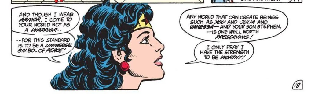 Joniliani's tweet photo. For me, this is indisputable proof that Diana as a warrior and daughter of Zeus should not exist as a concept. No one denies her combat training, but she is first and foremost an ambassador of peace for people.
#wonderwoman https://t.co/XSH1smCxQD