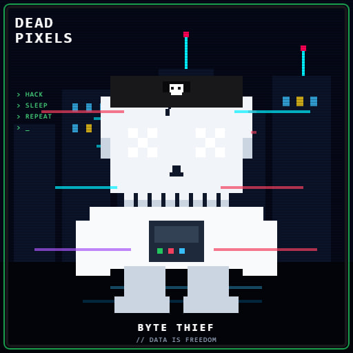DEADPIXELS_RH's tweet photo. DEAD PIXELS WHITELIST = GUARANTEED FREE MINT.

No public mint.
No FCFS chaos.
Whitelist only.

Mint Price: FREE
Secure your spot: https://t.co/UwinekrT4u

A Dead Pixels Labs project. https://t.co/rWveWGY2a7