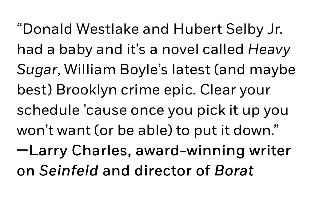 wmboyle4's tweet photo. HEAVY SUGAR comes out four months from today. Thankful to four of my favorites for the great words. Would sure appreciate if you’d consider preordering it: https://t.co/7Mbs5ibedy https://t.co/koCpMmAlAS