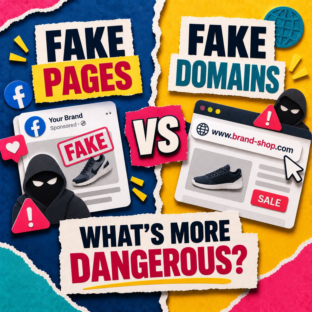Protectwajahat's tweet photo. Aap ka brand safe hai?" — Shayad aap ko aisa lagta hai. 🤔
Business owner hote hue hum sochte hain: "Humaray paas to official blue tick hai, humein kya tension?"

#BrandIdentity #FraudPrevention #CyberSecurity #EcommerceSafety #LinkedInPost https://t.co/K8tRF1VGnA