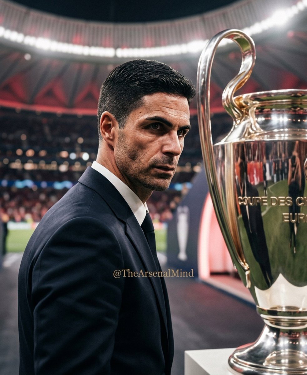 TheArsenalMind's tweet photo. Be honest Arsenal fans, can we win the Champions League this season? 🤔 https://t.co/60m2YjWL1b