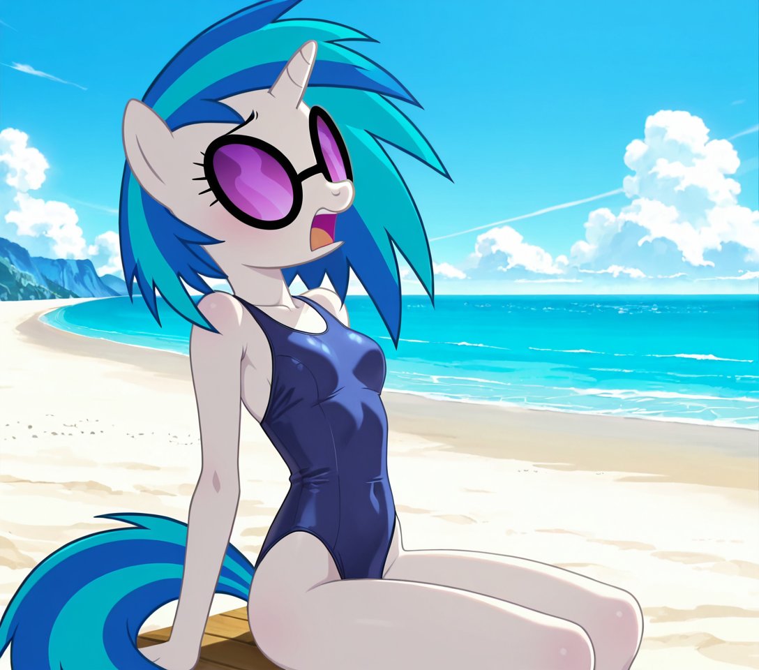 DenPikachuAIArt's tweet photo. Pony beach girls https://t.co/r621uJuQDt