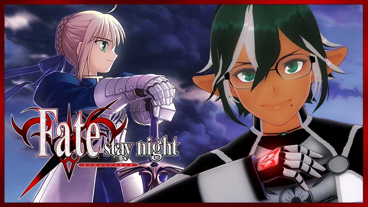 KeianDarke's tweet photo. Servant/Saturdays is 🟢(LIVE!!!) Let's scream about Fate/Extra Record then do some Fate/Stay Night!!!

Links Below!
#ENVTuber #FateStayNight #FateExtraRecord https://t.co/SacrywdpJC