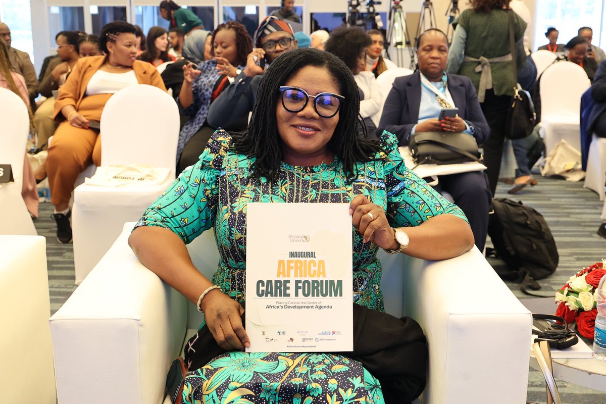 MoGCSP_Ghana's tweet photo. #Ghana is placing care at the centre of Africa’s development. 

At the inaugural #AfricaCareForum in #AddisAbaba , Hon. Naa Momo Lartey has emphasized that care is not just a household duty. It drives #humandevelopment, economic productivity &amp; #socialprotection. https://t.co/RT73esAYH1