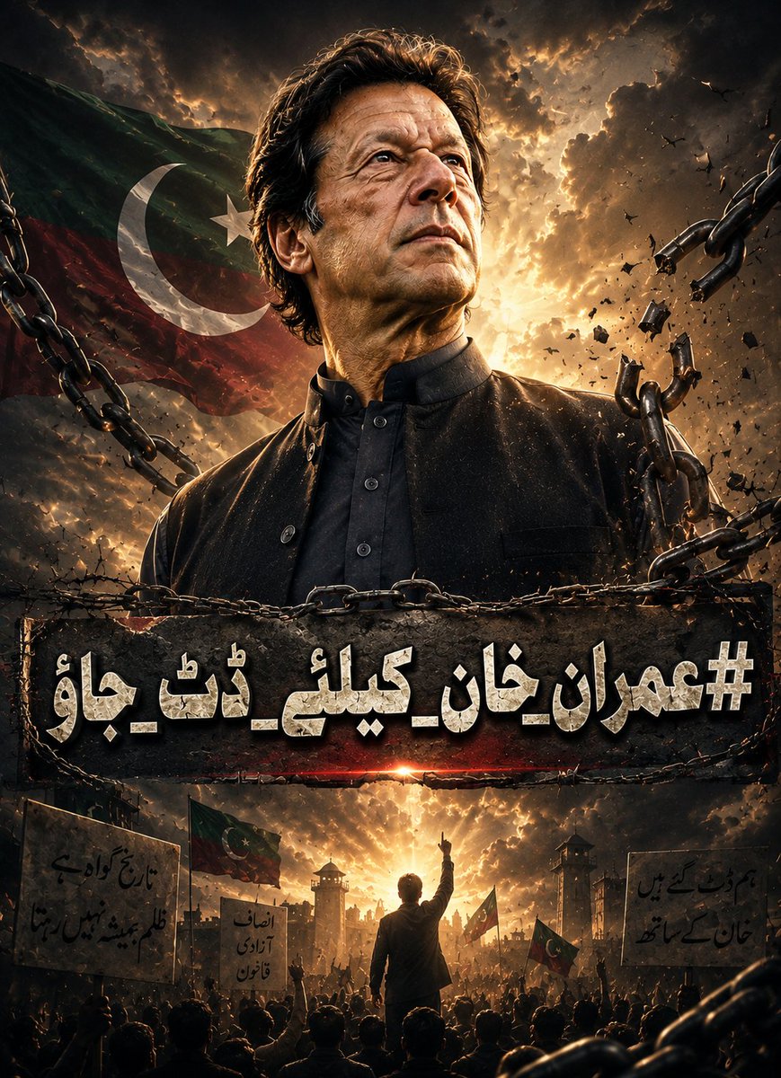 ThunderInsafian's tweet photo. تمام انضافینز ! #عمران_خان_کیلئے_ڈٹ_جاؤ یہ ہیش ٹیگ استعمال کریں اور زیادہ سے زیادہ ٹویٹ کریں۔
آج موجودہ ظالم رجیم کو بتا دو کہ پوری پاکستانی قوم اپنے محبوب لیڈر عمران خان صاحب کے ساتھ چٹان کی طرح کھڑی ہے۔
سوشل میڈیا کی طاقت آج دنیا کو بتا دو اس ہیش ٹیگ کو کامیاب بنا کر

جوائن 👏 https://t.co/1tPLB5UXAl