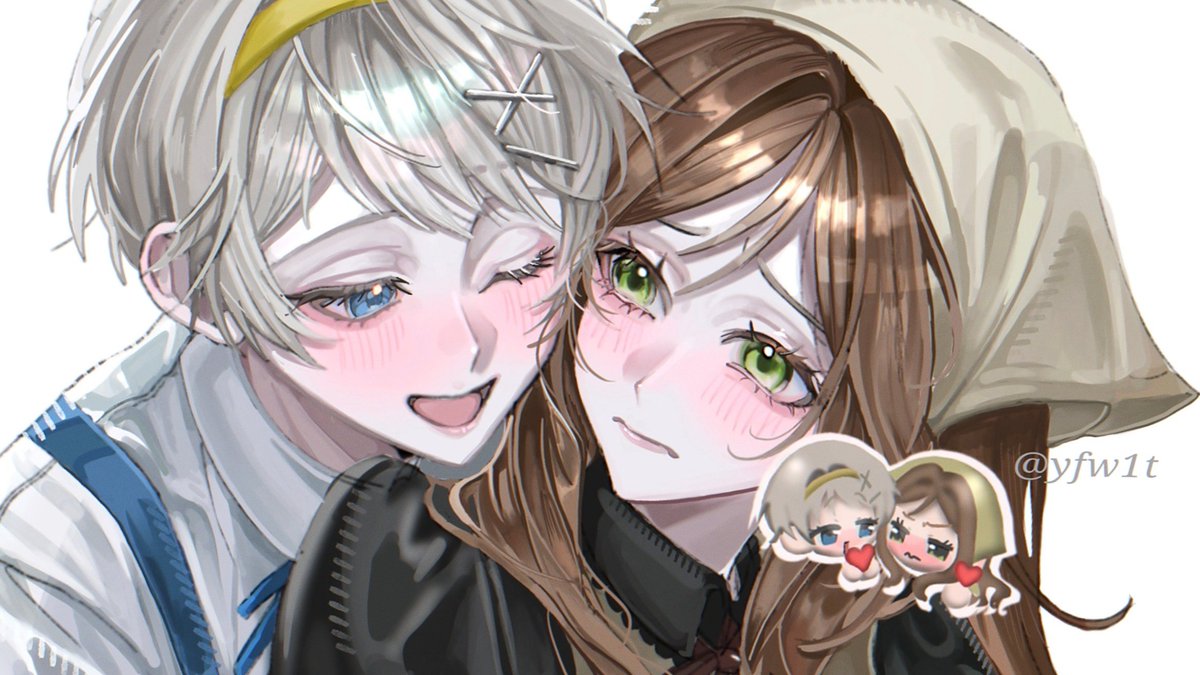 yfw1t's tweet photo. #ヘタリア　#APH

ねぇさん同士 https://t.co/e7hNbhWkAV