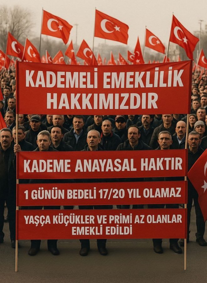 ihsangun66's tweet photo. @szctelevizyonu @Emegin_Halleri @simgefstk Kademe Bizim Kırmızı Çizgimizdir.
Kademe 43 'ten başlar.
@EmadDernegi
Kademeli Emeklilik
#GündemimizKademe https://t.co/E71k9L2RFW