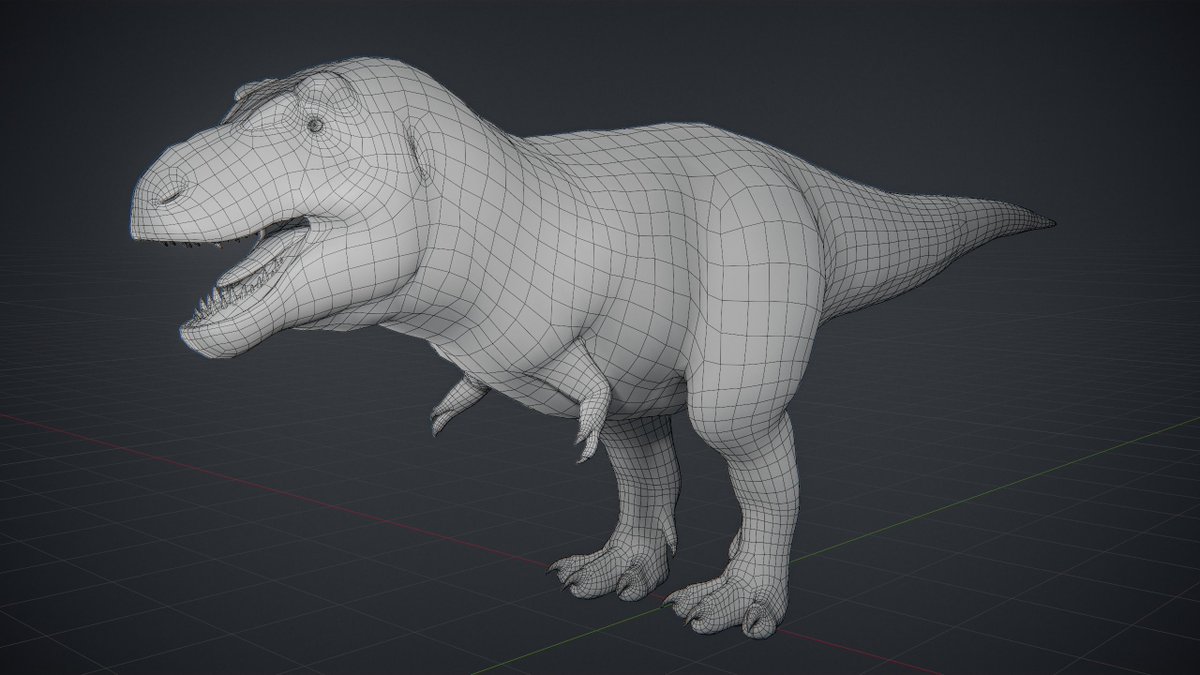 jdbryantdev's tweet photo. ‼️T. REX MODEL RELEASED - 20% OFF‼️

My T. rex model is now available!! Use code 'LAUNCH20' on Gumroad or Ko-fi for 20% off during the first week!
#blender3d #dinosaur #paleoart 

Gumroad: https://t.co/c0Z6VYk2c2
Ko-fi: https://t.co/Xd6ltXIUOs
Fab: https://t.co/liW67ictUR https://t.co/6UuYC6mYXy