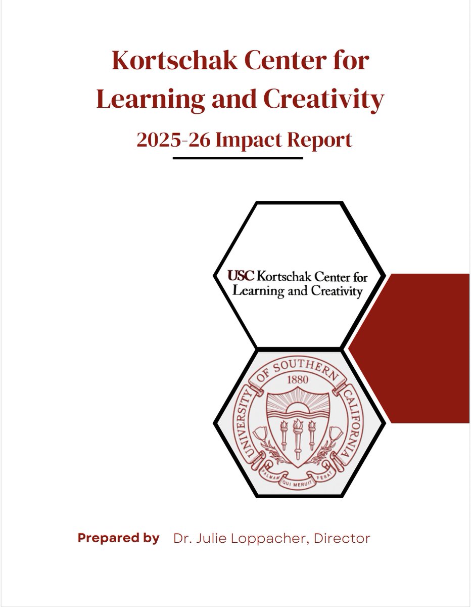 wkortschak's tweet photo. Approaching 10,000 student contacts this year, the @USC Kortschak Center for Learning and Creativity (@KortschakCenter) continues to redefine neurodiverse student support by pairing elite clinical training with forward-looking academic strategy. From pioneering a campus-wide AI learning tool to launching its inaugural Faculty Fellowship, KCLC is proving how research-driven, multi-tiered support empowers every unique learner to thrive. #USC