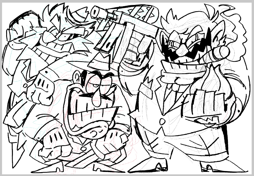 BridgeOfFaust's tweet photo. WAH-Mob WIP https://t.co/Ud5Z5Jh8iX