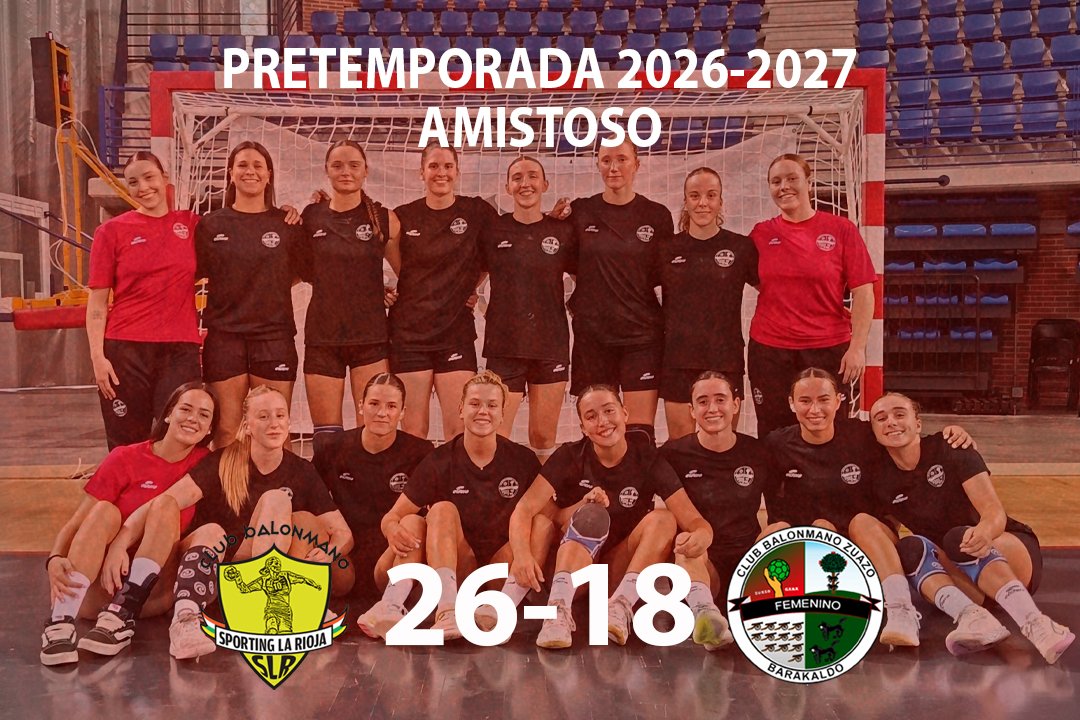 CbmZuazo's tweet photo. 🏆 PRETEMPORADA 2026-27
🤾‍♀️ AMISTOSO
📌 Palacio Deportes - Logroño
🆚️ @BMSportingLR 26-18 @CbmZuazo
🎙 Derrota de nuestras #GuerrerasZuazotarras que han sabido afrontar el reto de medirse a un rival de DHF que impuso su mayor acierto en ataque #AupaNeskak
📷 @andoni_gonzalez
#ZuazoGara
