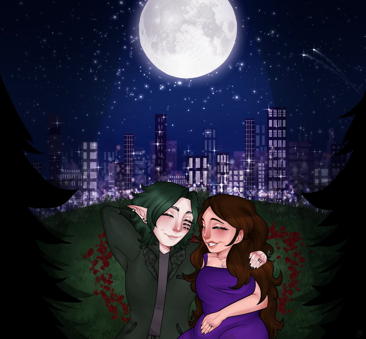DiddyQ127's tweet photo. I have spent 4 years with this man and they have been some of the best years of my life just from him being in it. And now that we go on from dating to being engaged, it makes me even more excited for our future together. I love you so much Oli.Happy anniversary❤️
Art by @Lowuart https://t.co/STo4E4OkLR