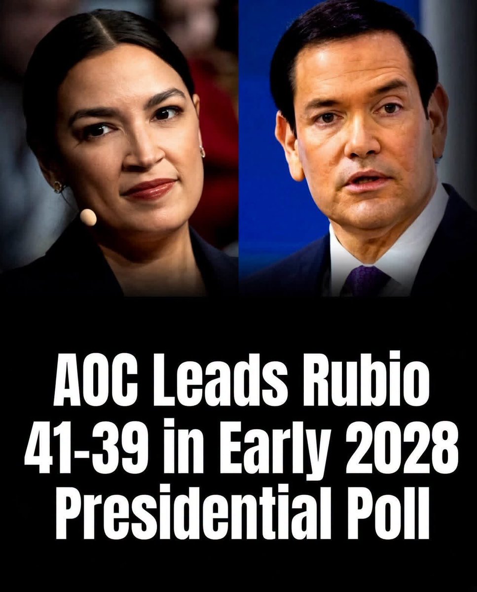 ayeshaTools60's tweet photo. AOC LEADS RUBIO https://t.co/obzN9oTqmG