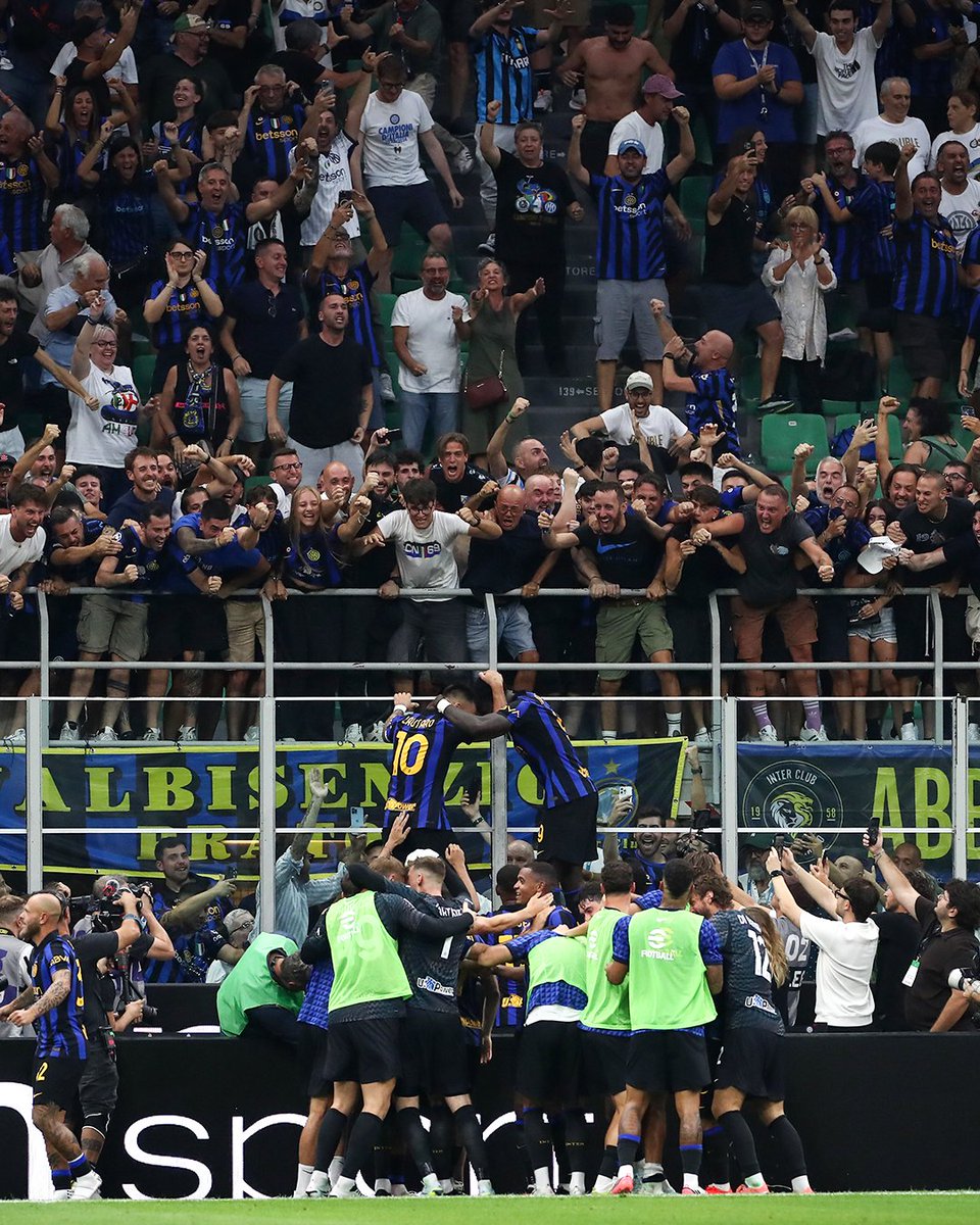 brfootball's tweet photo. 50’—Inter 0-1 Napoli (Politano)
53’—Inter 0-2 Napoli (Højlund)
𝟱𝟲’—𝗜𝗻𝘁𝗲𝗿 𝟭-𝟮 𝗡𝗮𝗽𝗼𝗹𝗶 (𝗟𝗮𝘂𝘁𝗮𝗿𝗼)
𝟴𝟮’—𝗜𝗻𝘁𝗲𝗿 𝟮-𝟮 𝗡𝗮𝗽𝗼𝗹𝗶 (𝗧𝗵𝘂𝗿𝗮𝗺)
𝟵𝟬+𝟭—𝗜𝗻𝘁𝗲𝗿 𝟯-𝟮 𝗡𝗮𝗽𝗼𝗹𝗶 (𝗟𝗮𝘂𝘁𝗮𝗿𝗼)

What a comeback from Inter 🍿 https://t.co/ZRdLrzsccT