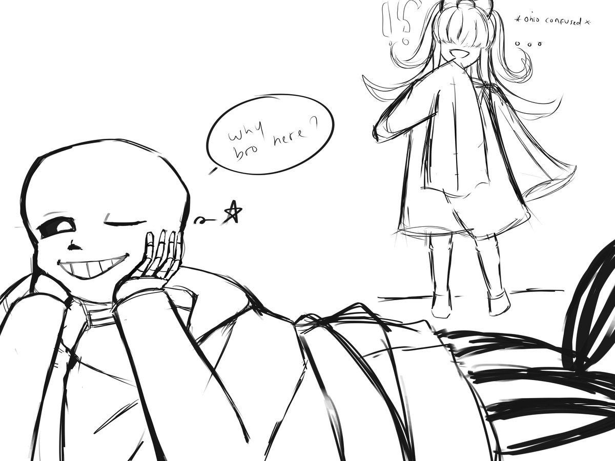 varvelicia's tweet photo. Some doddle i make LOL
 #undertale #deltarune https://t.co/0SkY7OCufd