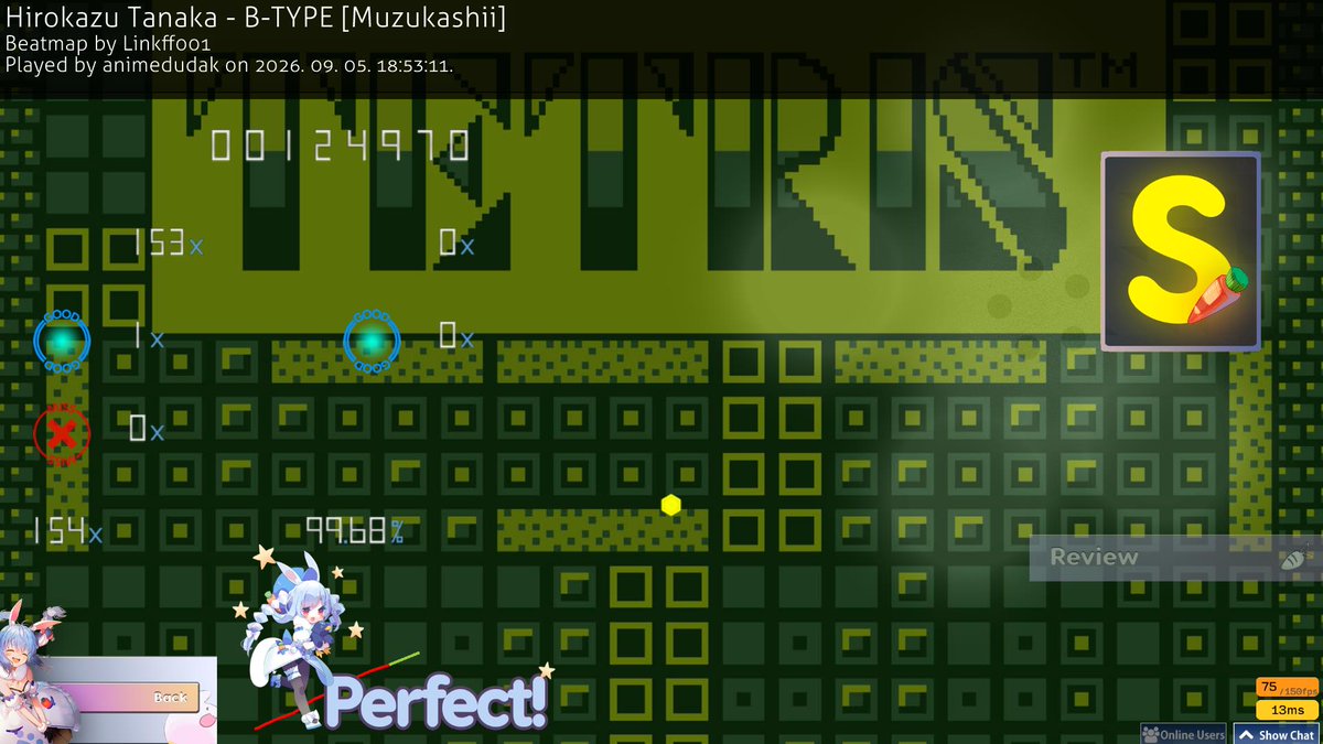Dakiko_sama's tweet photo. got two 100 pp play in taiko before a 3* medal, im enjoying taiko more and more : D https://t.co/r0InxgHD9U