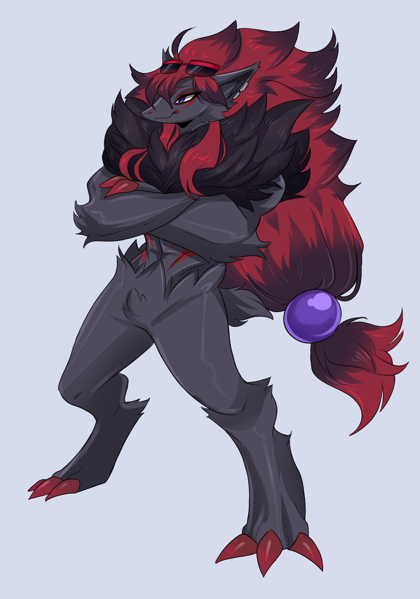ZoroarksDen's tweet photo. The beginning of Zoroark month, have some cute new Nova and Zelda art 💜

🎨Artwork by Whopper 💛 https://t.co/dRzfLPevVz