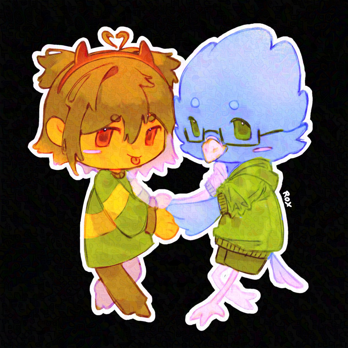 Roxxieeart's tweet photo. Little Kris Berdly
#deltaruneㅤㅤㅤ https://t.co/Avrq6uzYkr