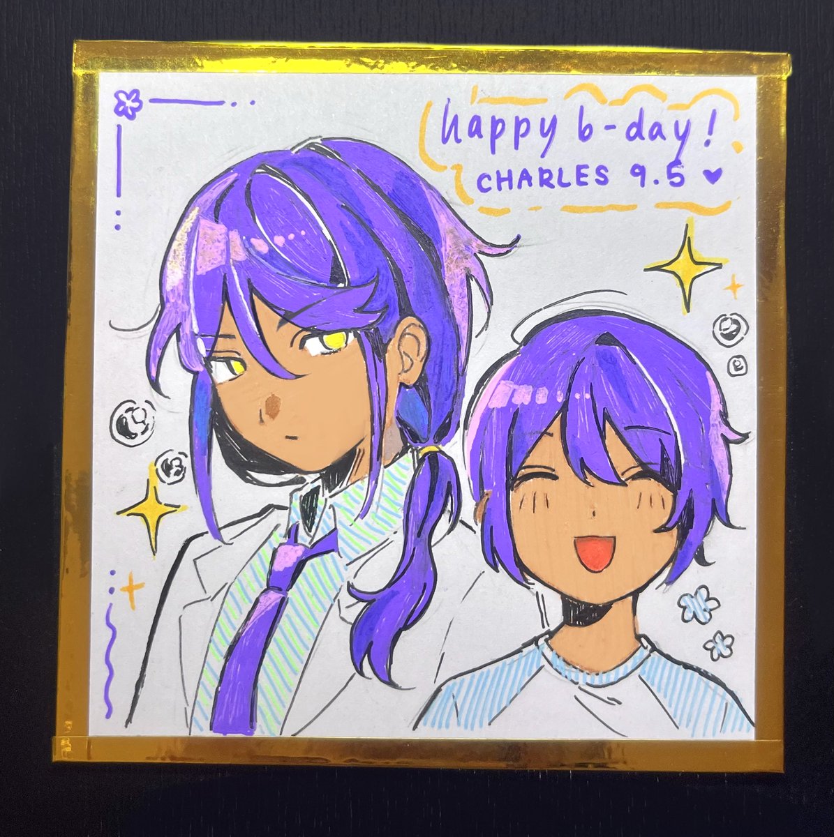 aiacei's tweet photo. happy birthday charles #drdt https://t.co/e5MOWrN4wD