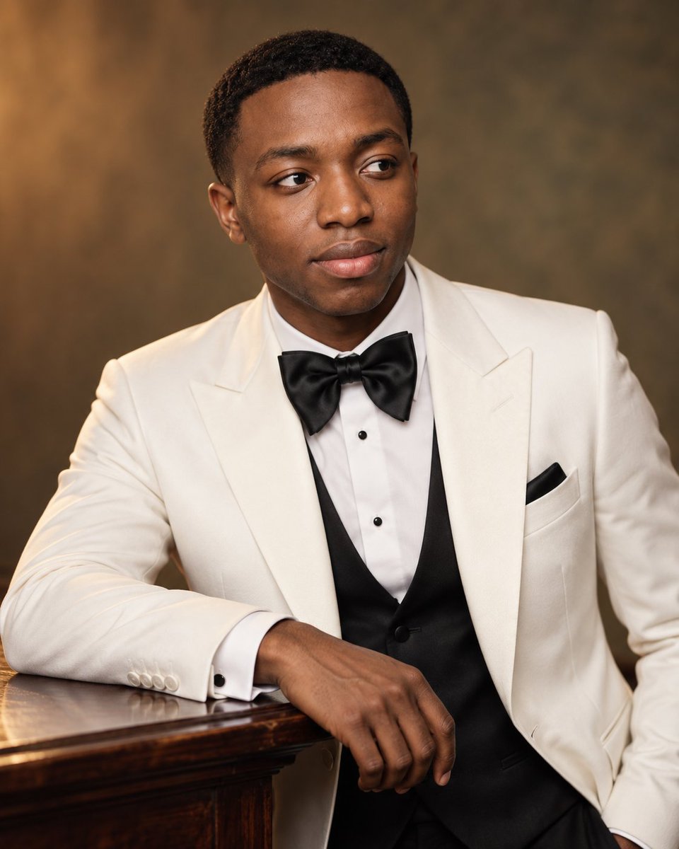 Formal Tuxedo Studio Portrait