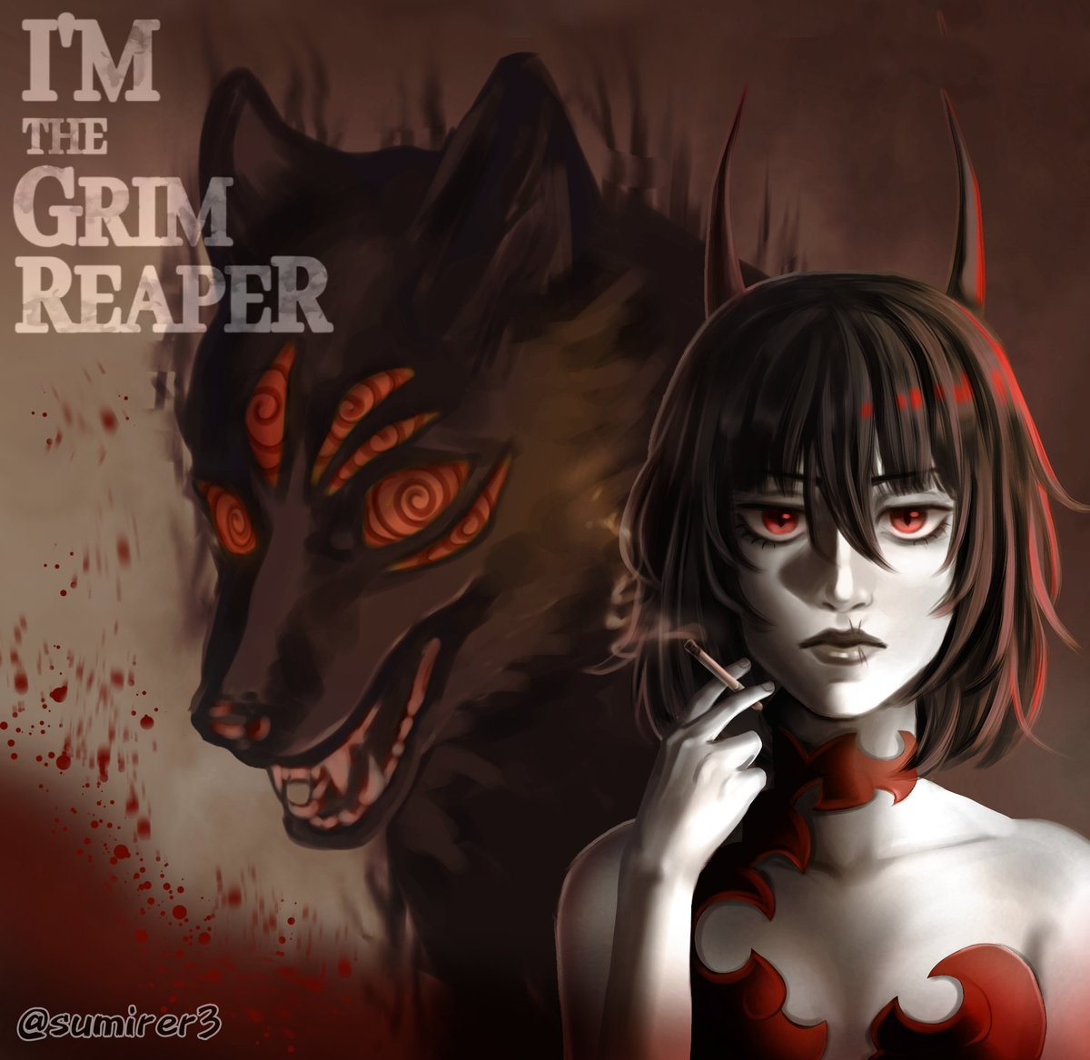 SUMIRER3's tweet photo. ITGR x The Warning 🌹 #imthegrimreaper #yosoylamuerte #webtoon #webtoonfanart #fanart #thewarning #ibispaintx #fanart #digitalart @grave_weaver https://t.co/lwSb6rKvRS