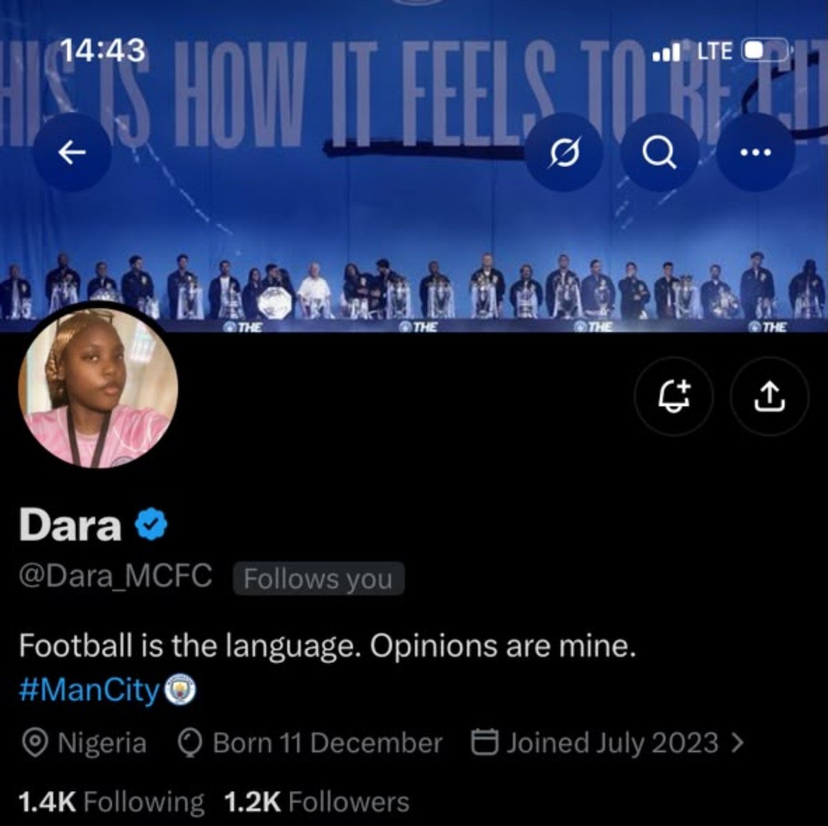 Dara_MCFC's tweet photo. Lovers and enemies of Manchester City Football Club, please follow me, I follow back instantly and let me know in the comment section if I am yet to follow you back🩵🩵🩵 https://t.co/zdRmSvjk3z