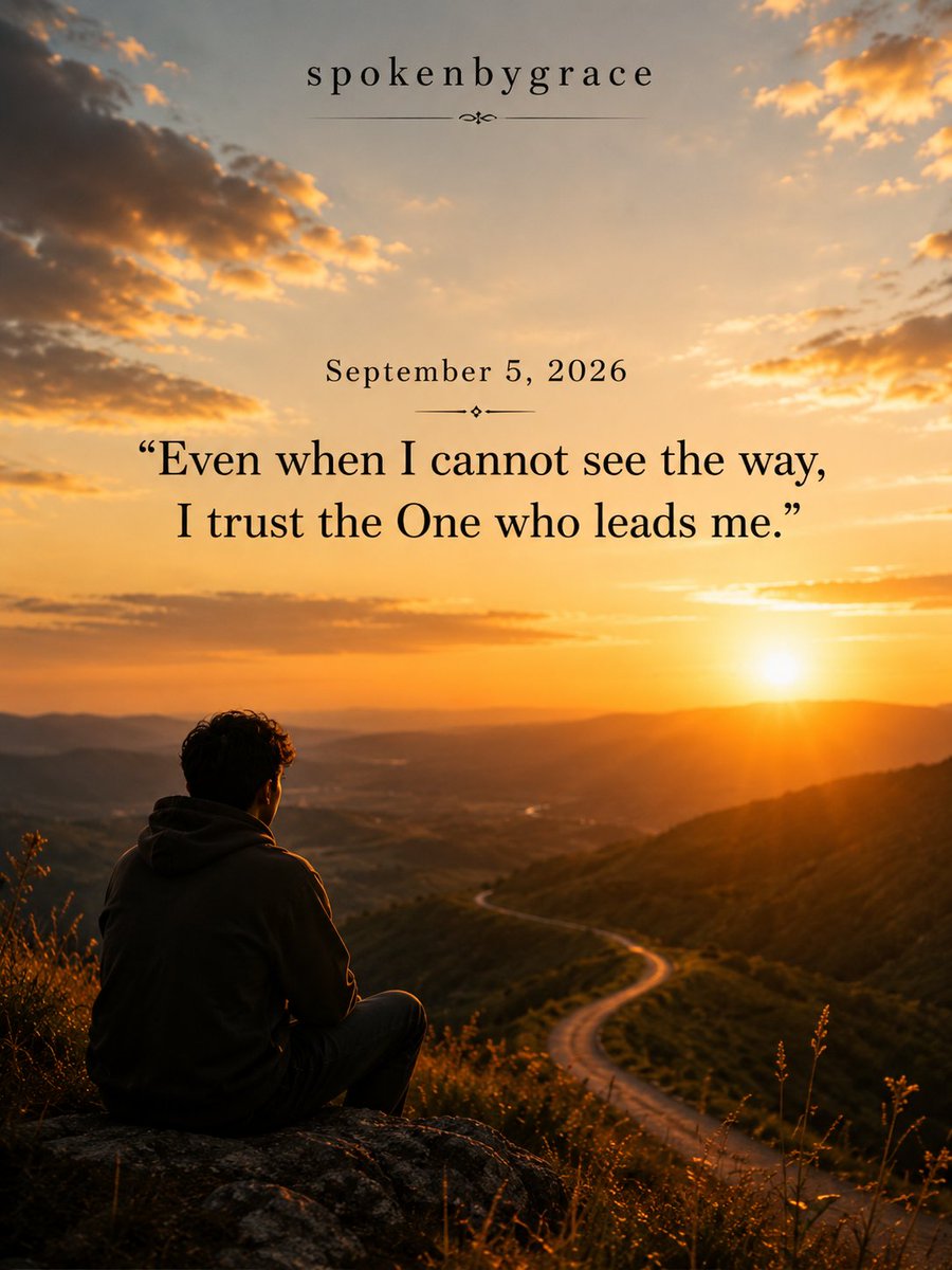 MatthewMonye's tweet photo. I don't know what tomorrow holds.
I don't even know how this chapter will end.
But I know the One who holds tomorrow.
I trust Him.
Follow @spokenbygrace for more.
#Faith #Christianity #Jesus #SpokenByGrace https://t.co/VuwQSybvug