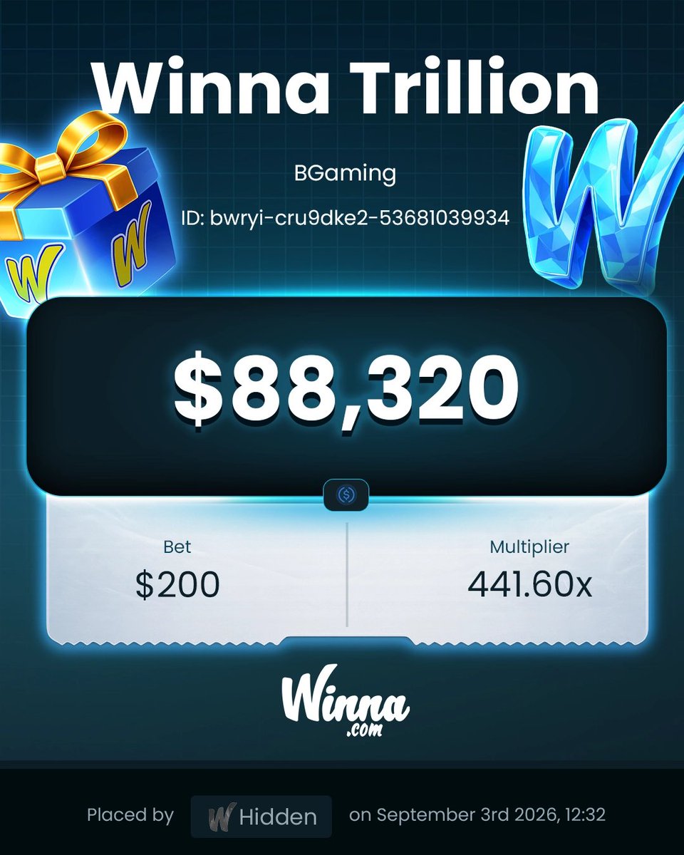 Winna's tweet photo. 441x on Winna Trillion. Is that slot a charity or what?

Yeahhh I'm inspired this weekend, so: $60 for 5 of you! Spread the word and your ID on this tweet! https://t.co/r9yKaHKVSW