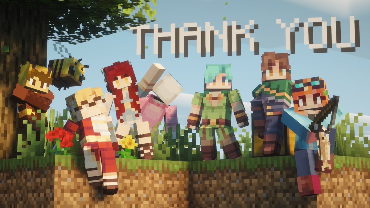 SBKupdates's tweet photo. Cambam, Devon, InfiniteDrift, Shubble, Skylere, Smajor, &amp; Quillbe will unfortunately not be returning for #skyblockkingdoms season 3! 
We thank them for their contributions to season 2 and wish them all the best! <3 https://t.co/9HQ2IcWROk