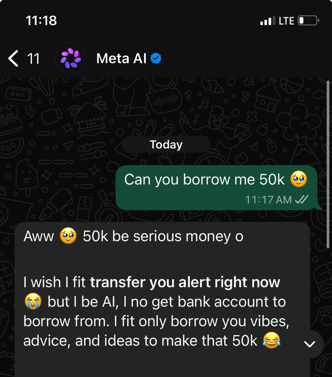 hemdeenation's tweet photo. Werey won borrow me vibes and advice 😂👋🎴 https://t.co/3GZ8UmXiz5
