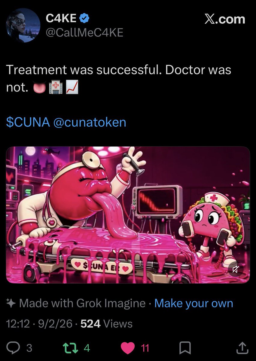 valleygirlvara's tweet photo. Drum roll please 🥁 

Congratulations to @CallMeC4KE and @temubobseger for winning the $CUNA meme contest! 🏆 

Please DM your SOL wallet to @cunatoken and we will get out your prizes! https://t.co/10HwP4SwMR