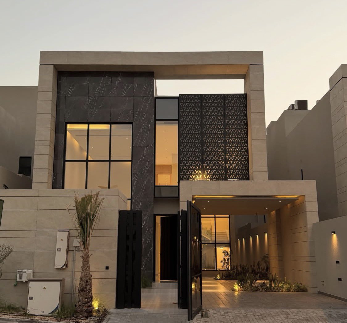 bhaaudin's tweet photo. تتميز الواجهات المودرن (العصرية) بالبساطة، والخطوط النظيفة، والابتعاد عن التكلف والزخارف المعقدة. https://t.co/lY7jHjdTAO