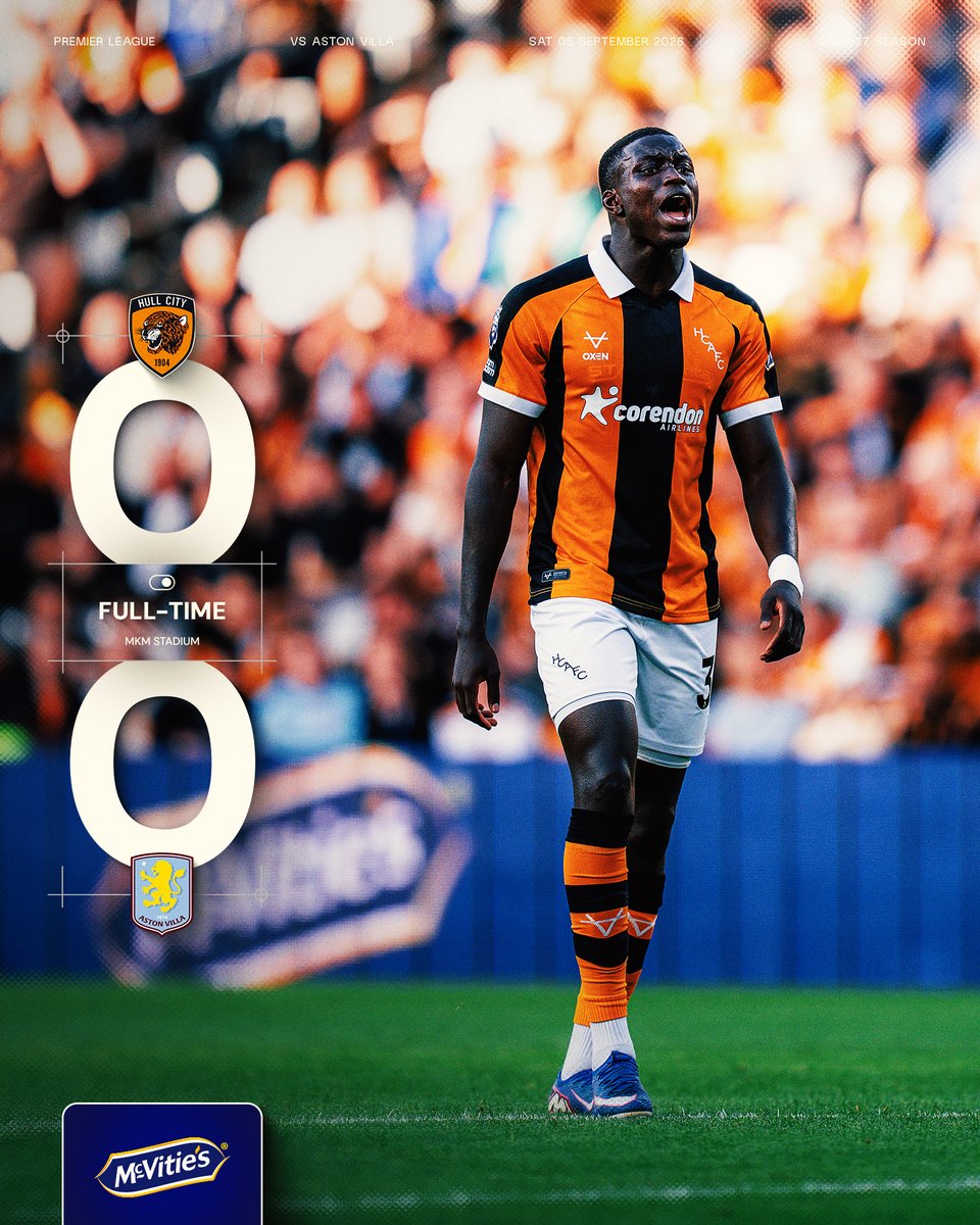 HullCity's tweet photo. Another point to continue our unbeaten start to the season! 👌 https://t.co/UmsromCbec