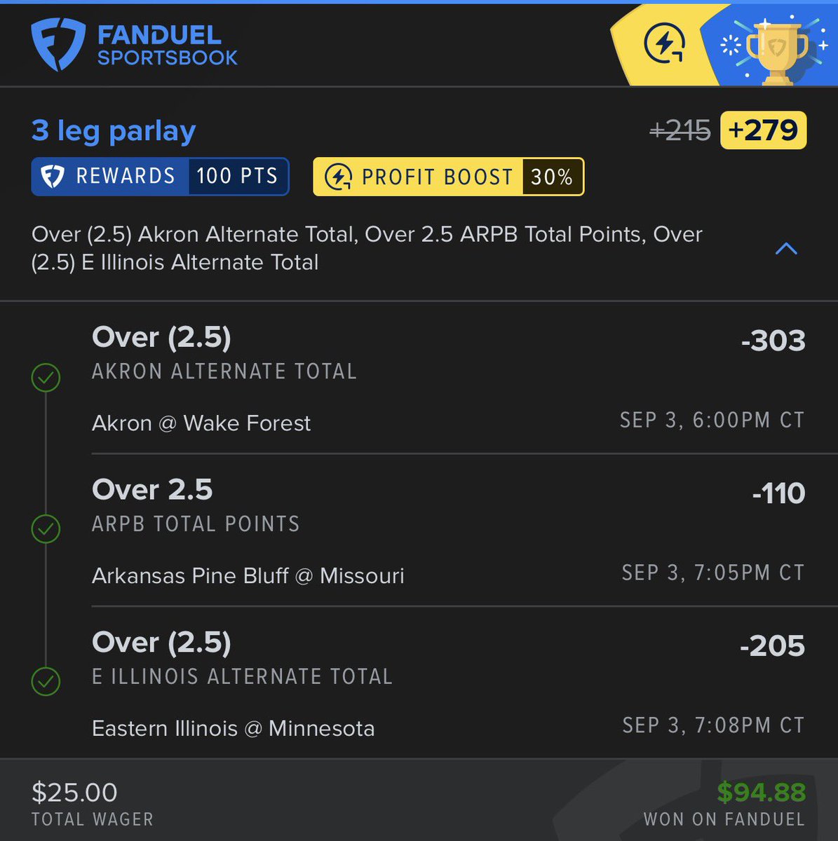 parlay_goat's tweet photo. ✅✅✅ https://t.co/ZrnEy8fNwE