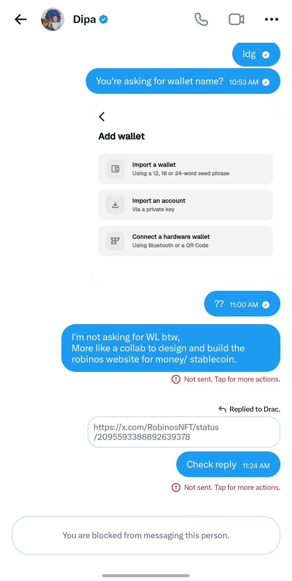 drac_cryptszn's tweet photo. @therebelkins @RobinosNFT @RobinosNFT still want me to make a full build?

Was blocked by CM for no reason. https://t.co/GVMn56abpF
