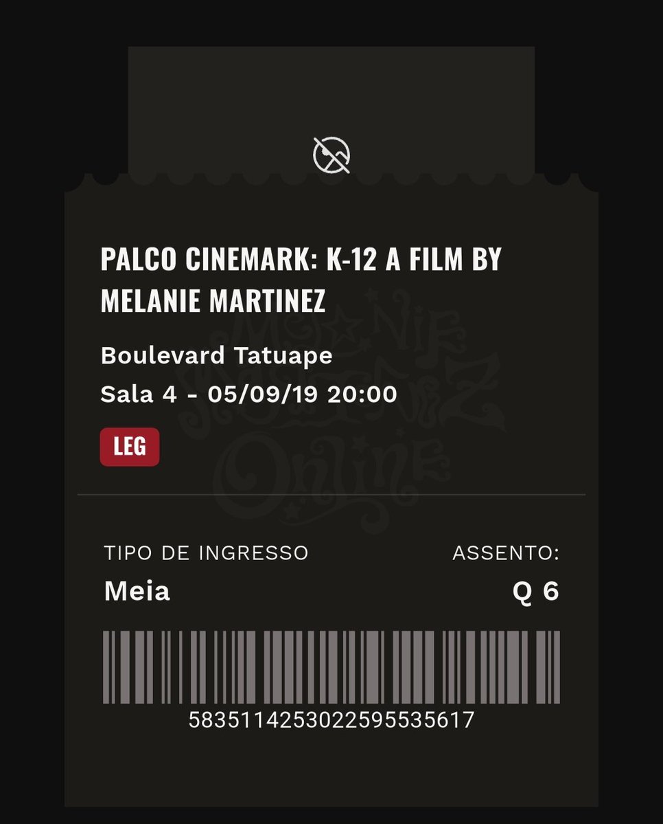 MelanieOnlineHQ's tweet photo. Fun fact: uma de nossas adms, a Sun, esteve presente em uma das exibições do “K-12 the film” em São Paulo.

— Segundo a própria, a sessão estava lotada e os fãs estavam eufóricos com as cenas. https://t.co/qKDFCYPTlw
