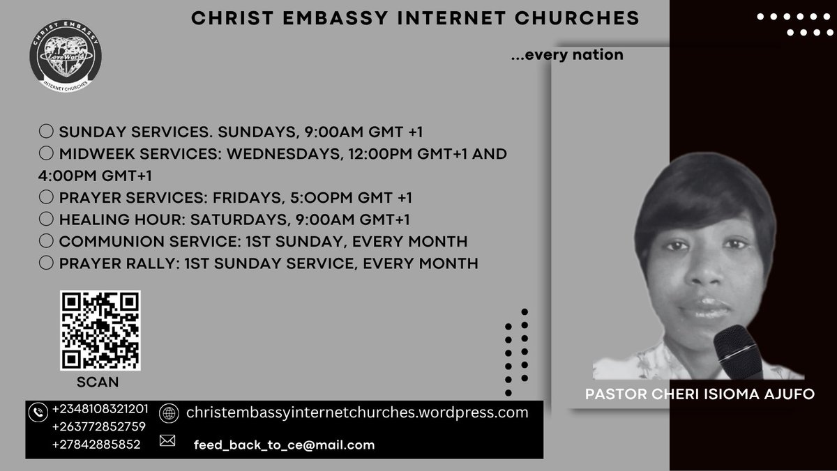 cewebandblog's tweet photo. GLOBAL COMMUNION SERVICE: 3:00PM GMT+1
https://t.co/G3xRRevqMF
#loveworldnews #pastorchrislive #iamapriestinoffice #prayathon2022 #prayingnow #kingschatrecommends https://t.co/4bsg6urLQd